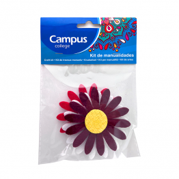 Confetti girasoles de fieltro x3