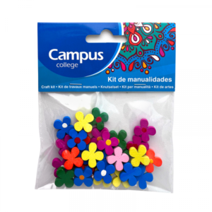 Confetti flores en madera x30