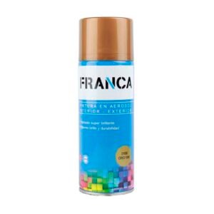 Pintura en aerosol metalizada franca
