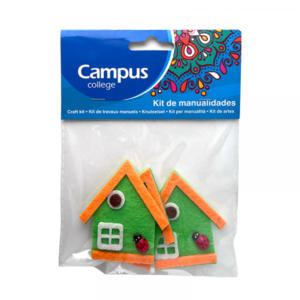 Confetti casas de fieltro x3