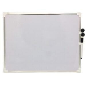 Pizarra magnetica blanca doble p/marcador
