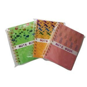 Libreta 50hojas c/espiral surtida estampa