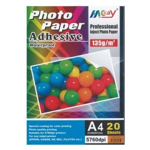 Papel foto a4 135gr autoadhesivo x20