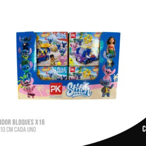 Exhibidor Stitch x16 bloques 14x4x10cm