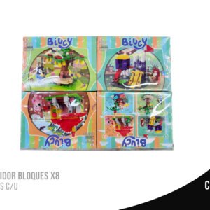 Exhibidor Biucy x8 bloques 102 piezas c/u