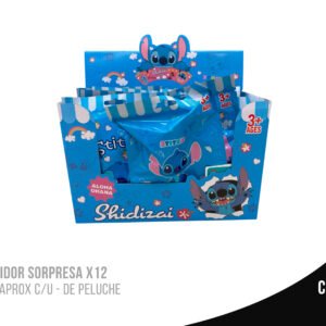 Exhibidor sorpresa x12 Stitch peluche 10cm