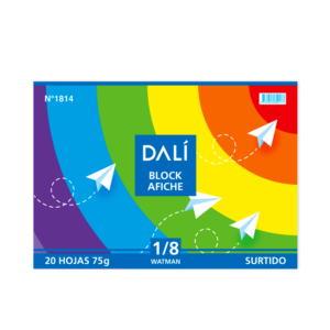 Block 1/8 Watman Afiche x5 Dali