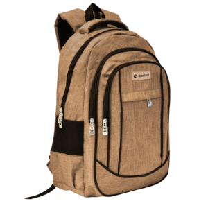Mochila 4 Cierres Beige Apriori