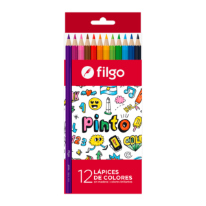Lapices de Colores Pinto Largos x12 Filgo