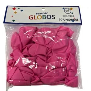 Globos 12 Rosado Bonafide x 50unid Bolsa