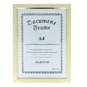 Marco para Diploma con Soporte A4 Beige
