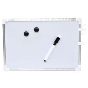 Pizarra Blanca con Imanes y Marcador 40x30cm