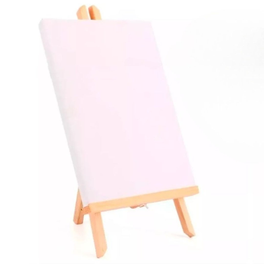 Lienzo con Caballete Trípode 30x40cm