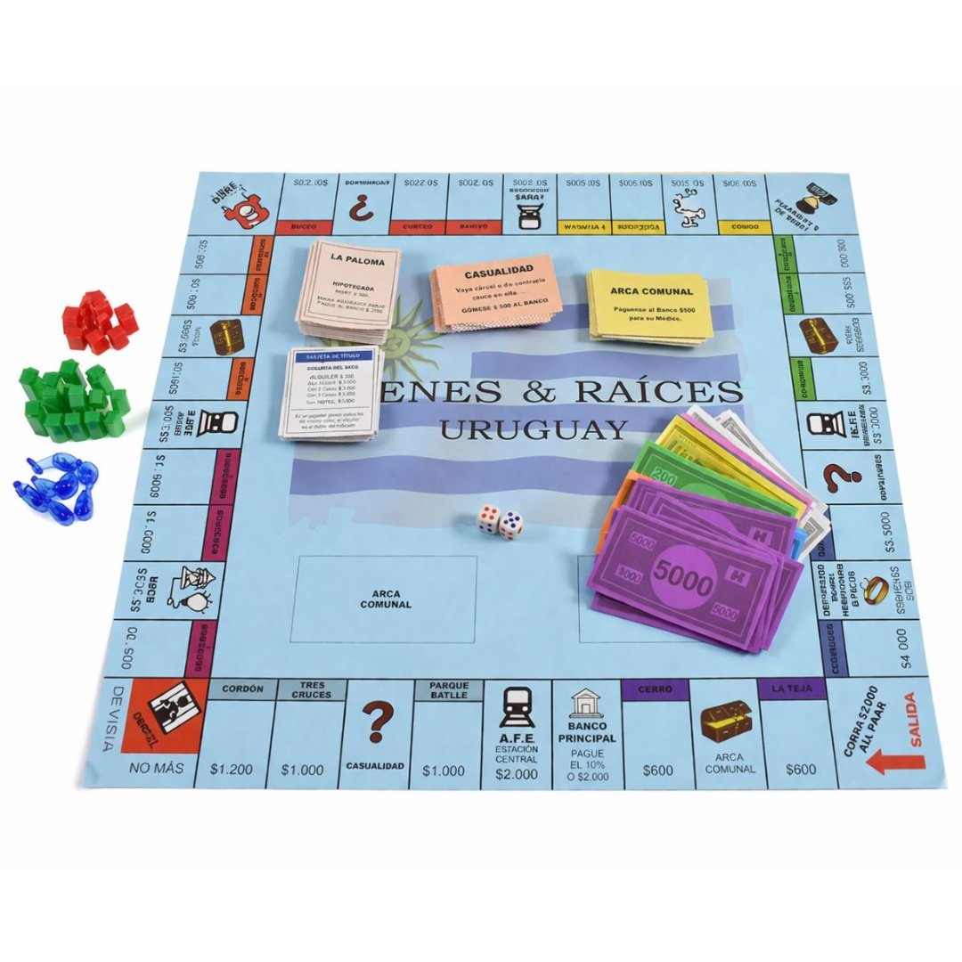 Juego de Mesa Bienes Raíces Uruguay 50x23.5cm