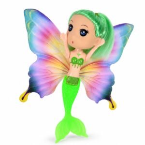 Mini Sirena con Alas Verde 14cm