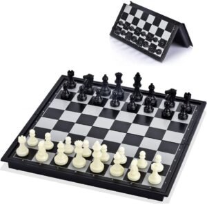 Juego de Ajedrez Plegable Magnético 24x24cm