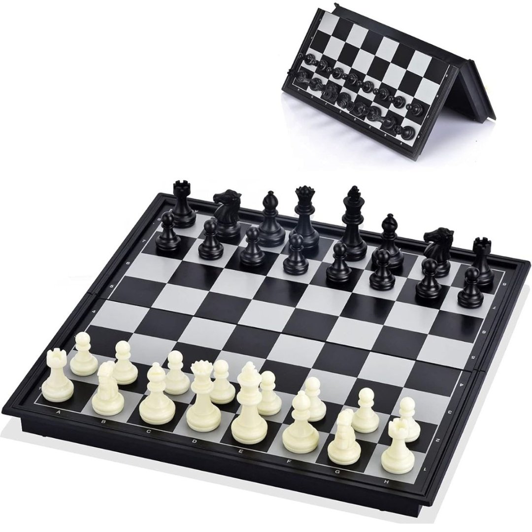 Juego de Ajedrez Plegable Magnético 24x24cm