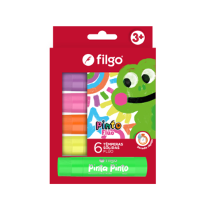 Tempera Solida Fluo x6 Filgo