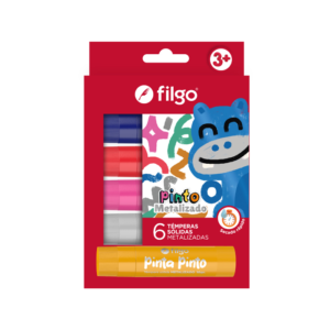 Tempera Solida Metalizada x6 Filgo