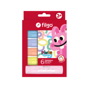 Tempera Solida Pastel x6 Filgo